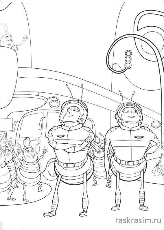 bee-movie-04.jpgБи Муви - Медовый заговорБесплатные Раскраски