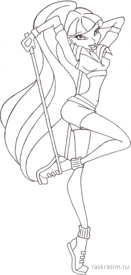 раскраски для детей для девочек чародейки винкс распечатать (58).jpgШкола ЧародеекБесплатные Раскраски