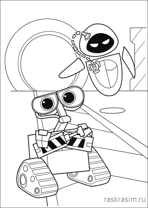 wall-e-55.jpgВАЛЛИБесплатные Раскраски