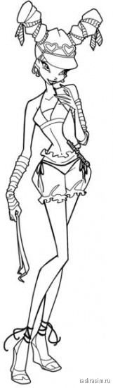 раскраски для детей для девочек чародейки винкс распечатать (56).jpgШкола ЧародеекБесплатные Раскраски