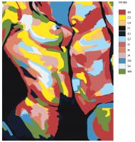Картина по номерам, 80 x 100, PA189