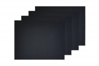 Набор черных холстов на подрамнике 40х50 "Живопись по номерам", хлопок 280 гр, 4 шт, цвет черный