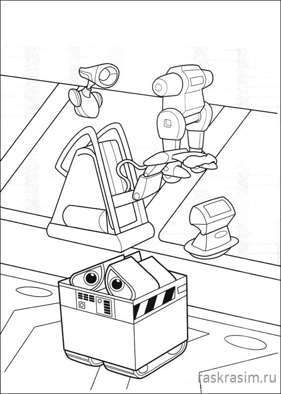 wall-e-10.jpgВАЛЛИБесплатные Раскраски