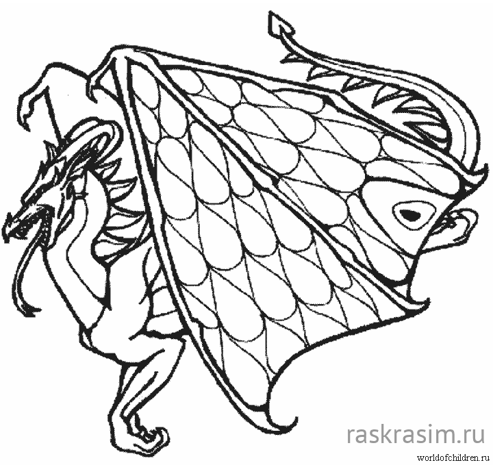 Драконы-033.gifДраконыБесплатные Раскраски