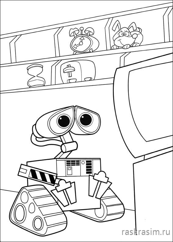 wall-e-03.jpgВАЛЛИБесплатные Раскраски