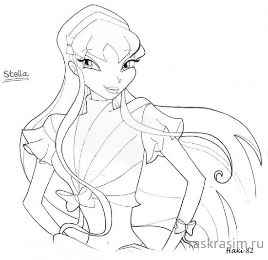 раскраски для детей для девочек чародейки винкс распечатать (59).jpgШкола ЧародеекБесплатные Раскраски