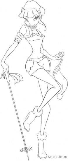 раскраски для детей для девочек чародейки винкс распечатать (53).jpgШкола ЧародеекБесплатные Раскраски