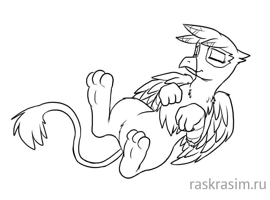 gilda_sleeps_by_c0nker-d3apzls.pngМои маленькие пониБесплатные Раскраски
