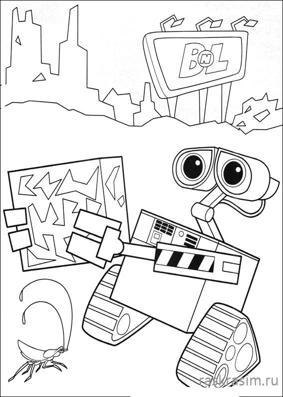 wall-e-01.jpgВАЛЛИБесплатные Раскраски
