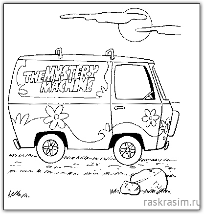 mysterymachine.jpgСкуби-ДуБесплатные Раскраски