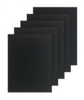 Холст на картоне, 18х24 см, "Живопись по номерам", 5 шт, цвет черный