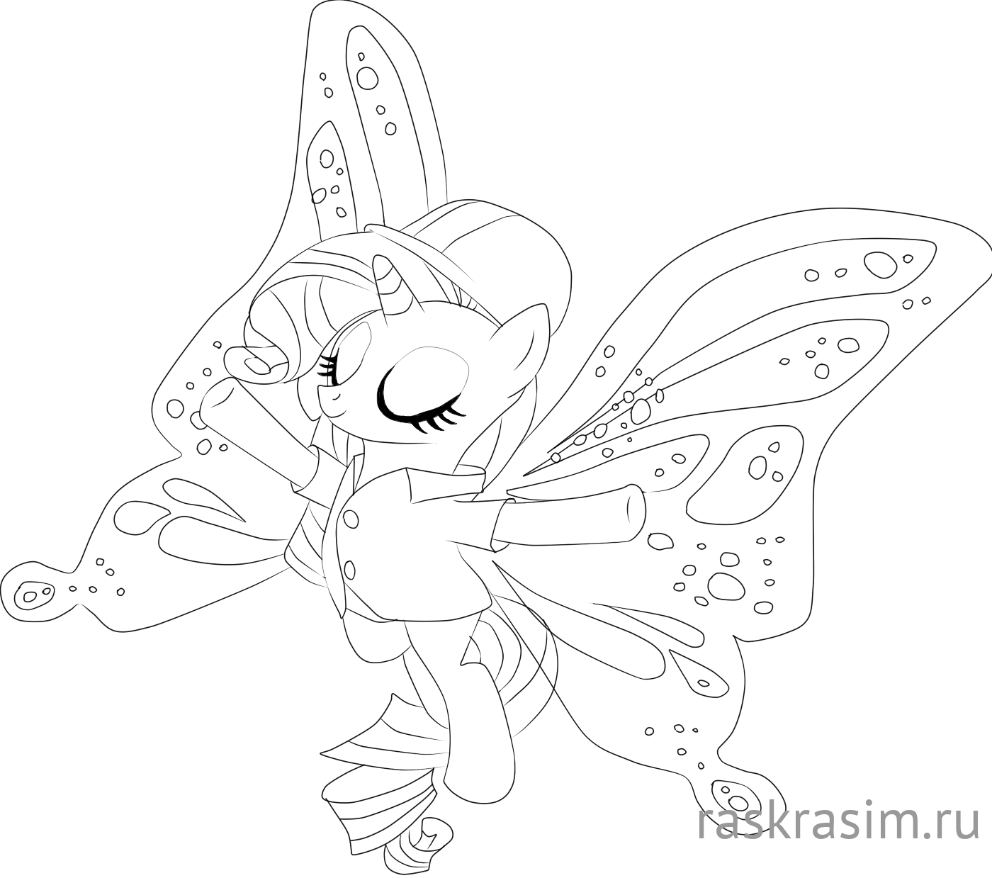 rarity_2.pngМои маленькие пониБесплатные Раскраски
