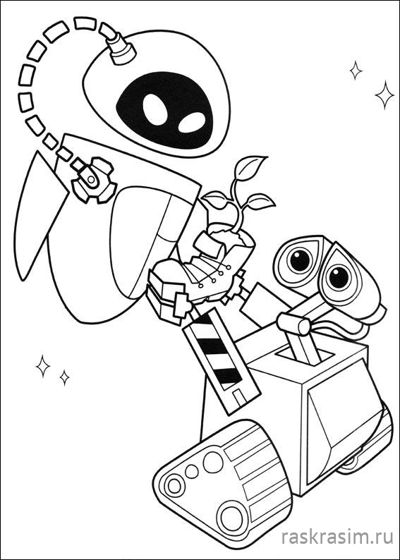wall-e-12.jpgВАЛЛИБесплатные Раскраски