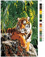 Картина по номерам, 72 x 108, A394