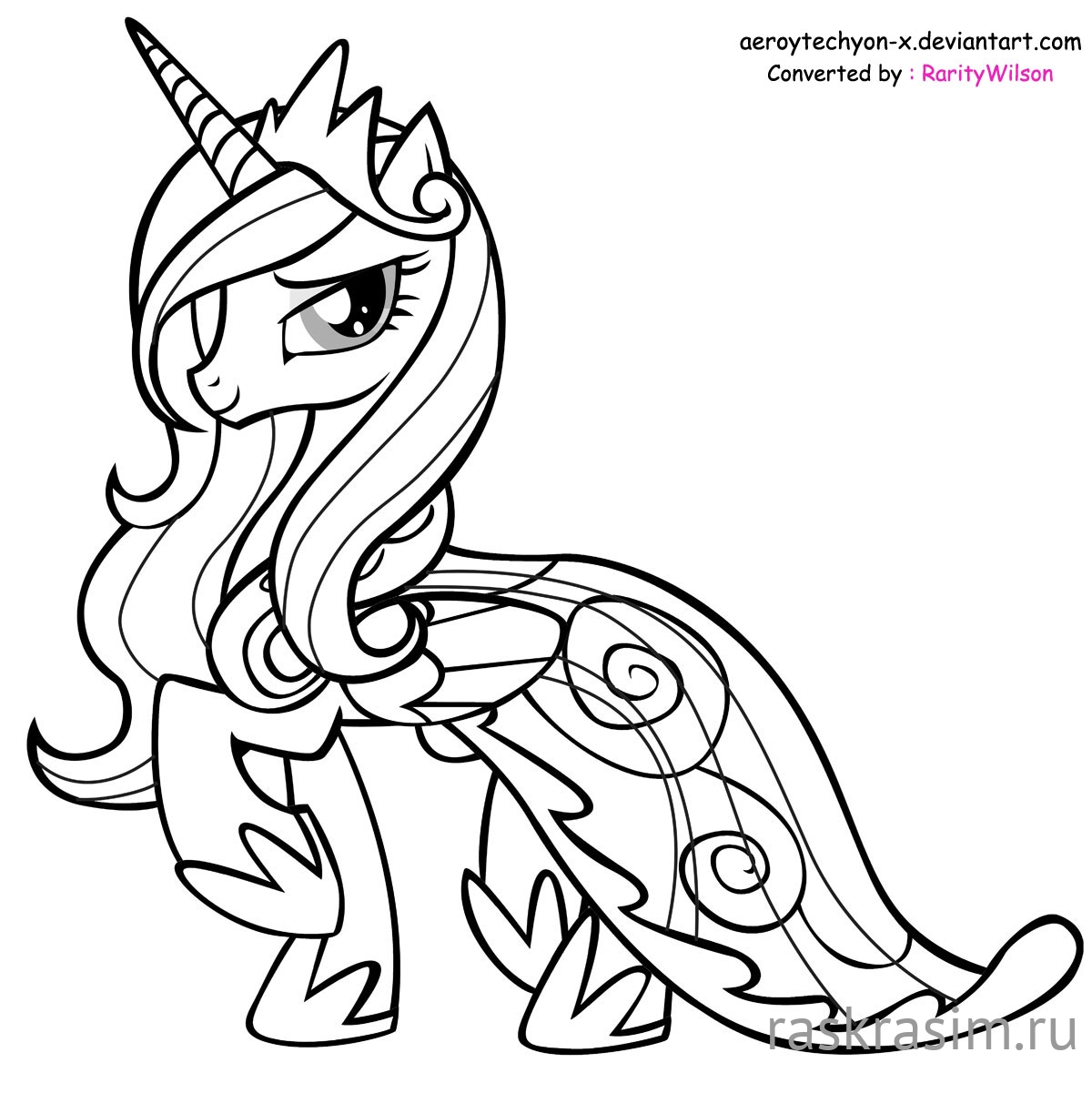 my-little-pony-princess-cadence-coloring-pages.jpgМои маленькие пониБесплатные Раскраски