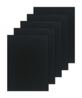 Холст на картоне, 30х40 см, "Живопись по номерам", 5 шт, цвет черный