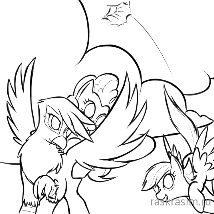 yep__more_gilda__by_mallorysbeast-d34j5wj.pngМои маленькие пониБесплатные Раскраски
