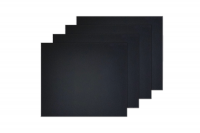 Набор черных холстов на подрамнике 30х40 "Живопись по номерам", хлопок 280 гр, 4 шт, цвет черный