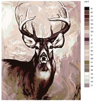Картина по номерам, 72 x 90, A417