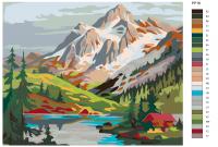 Картина по номерам, 72 x 90, PP16