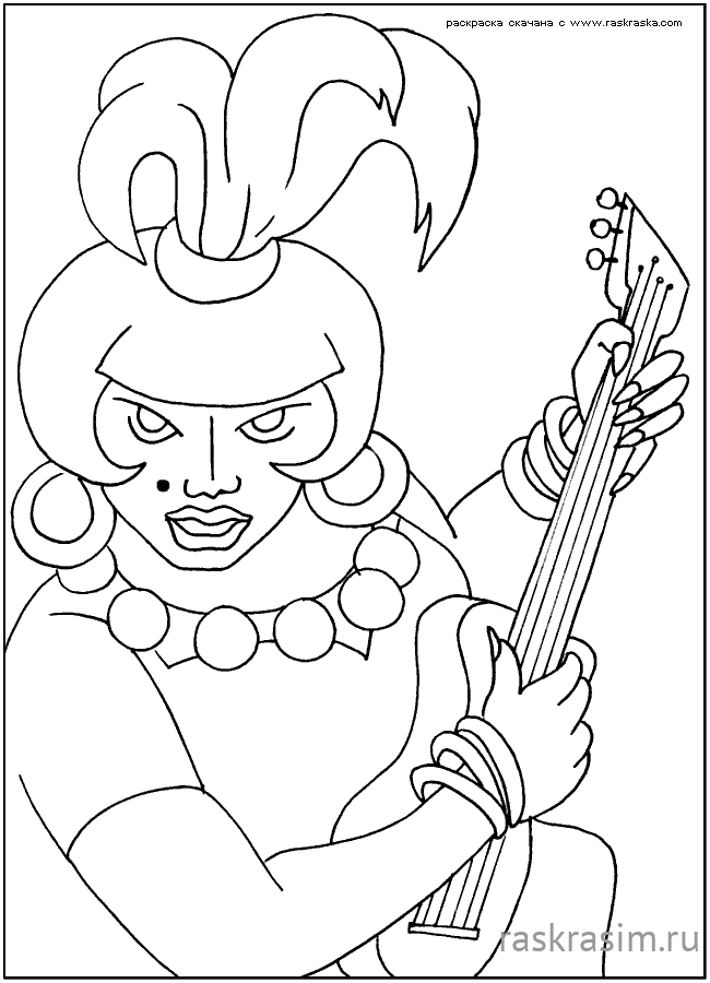 раскраска для детей бременские музыканты (8).gifНаши мультфильмы: Бременские музыкантыБесплатные Раскраски