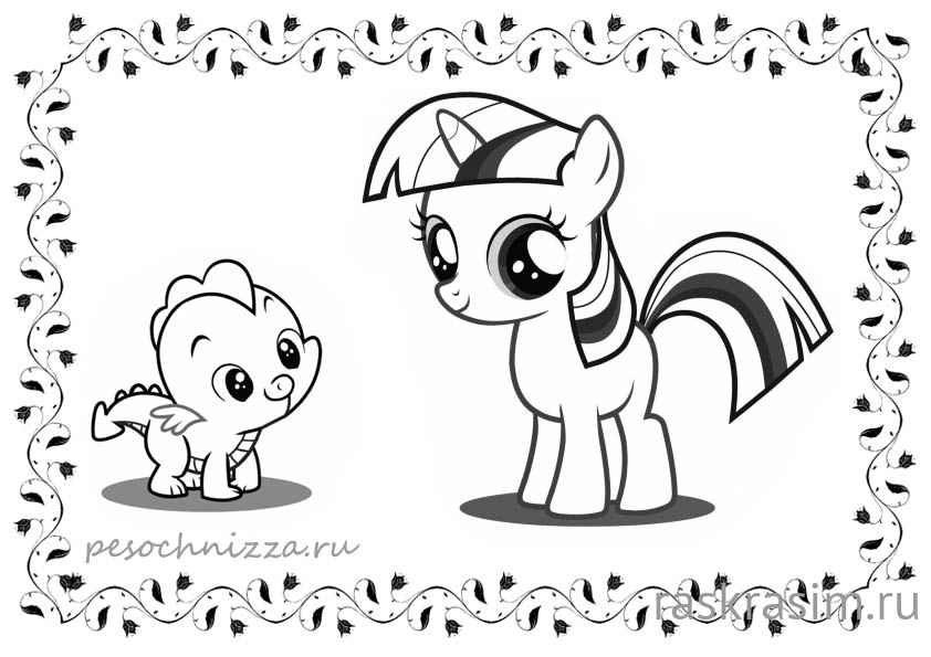 raskraska-pony.jpgМои маленькие пониБесплатные Раскраски