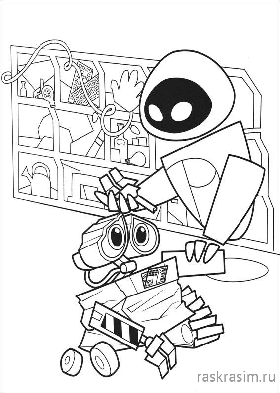 wall-e-76.jpgВАЛЛИБесплатные Раскраски