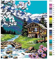 Картина по номерам, 72 x 90, PP10