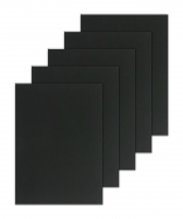Холст на картоне, 20х30 см, "Живопись по номерам", 5 шт, цвет черный