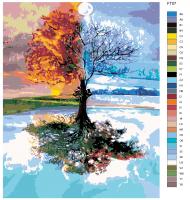 Картина по номерам, 72 x 90, FT07