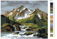 Картина по номерам, 72 x 90, PP14