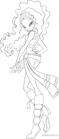 раскраски для детей для девочек чародейки винкс распечатать (27).jpgШкола ЧародеекБесплатные Раскраски