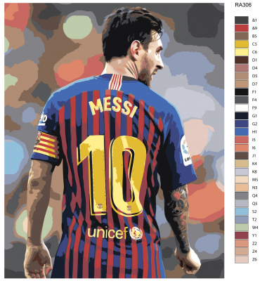 Картина по номерам, 72 x 90, RA306