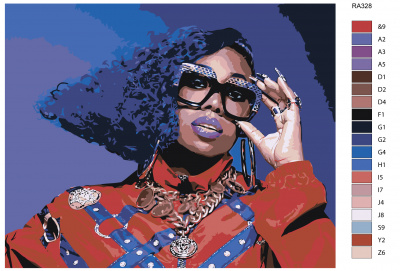 Картина по номерам, 40 x 50, RA328