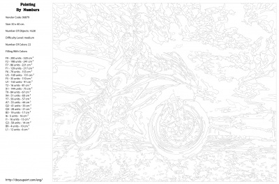 Картина по номерам, 40 x 50, KTMK-06879