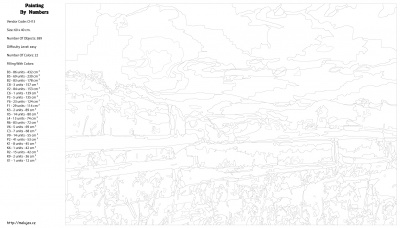 Картина по номерам, 40 x 60, KTMK-CH13