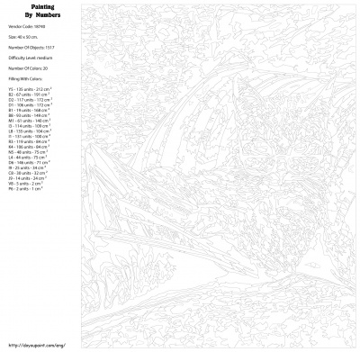 Картина по номерам, 40 x 50, KTMK-18740