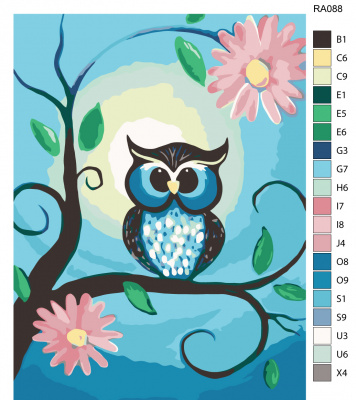 Картина по номерам, 45 x 60, RA088