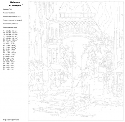 Картина по номерам, 40 x 50, FR10