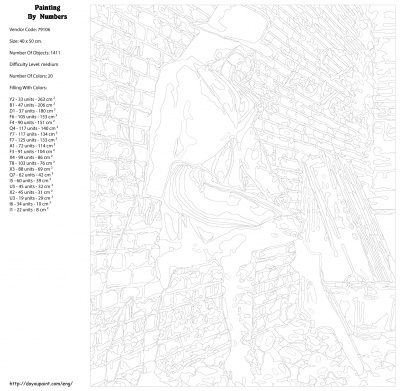 Картина по номерам, 40 x 50, KTMK-79106