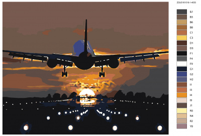 Картина по номерам, 80 x 100, ZGUS161019-1-4050