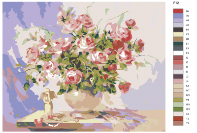 Картина по номерам, 100 x 125, F12