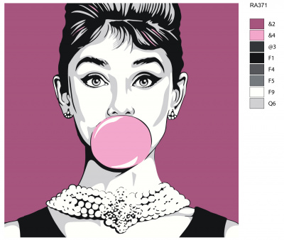 Картина по номерам, 100 x 100, RA371