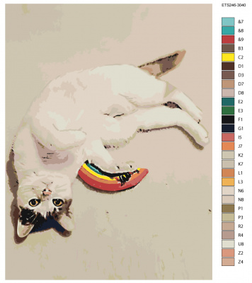 Картина по номерам, 75 x 100, ETS246-3040