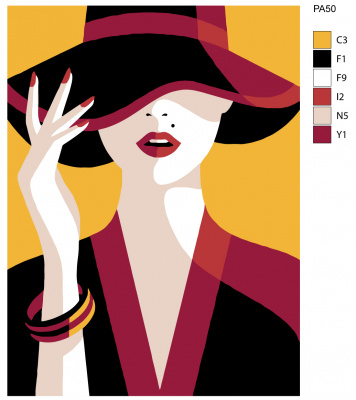 Картина по номерам, 54 x 72, PA50