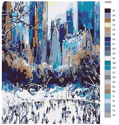 Картина по номерам, 48 x 60, KTMK-33943