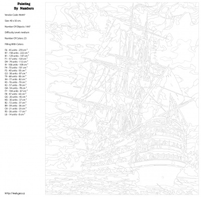 Картина по номерам, 40 x 50, KTMK-96447
