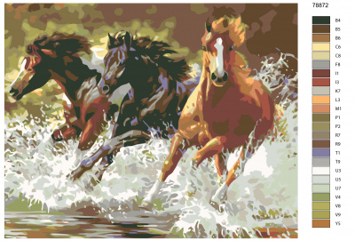 Картина по номерам, 80 x 100, KTMK-78872