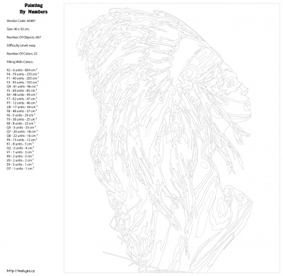 Картина по номерам, 40 x 50, KTMK-56487