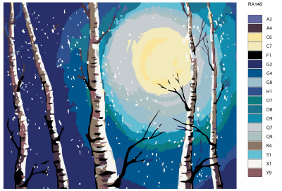 Картина по номерам, 80 x 100, RA146